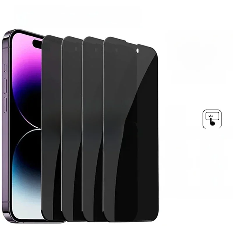 AliExpress - 4 stuks Volledige Bescherming Anti-Spionage Screenprotector voor iPhone 17 16 11 12 13 14 15 PRO MAX Gehard Glas Privacy 17 Air 16 Pro 