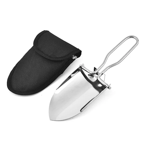 1 stk Potte Spade Multifunksjonell Utendørs Folding Spade Liten Bærbar Hånd Spade Hav Spade Verktøy