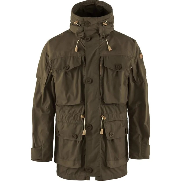 Fjällräven Men's Smock No. 1 in Dark Olive/Grün, G-1000 | Size: Large