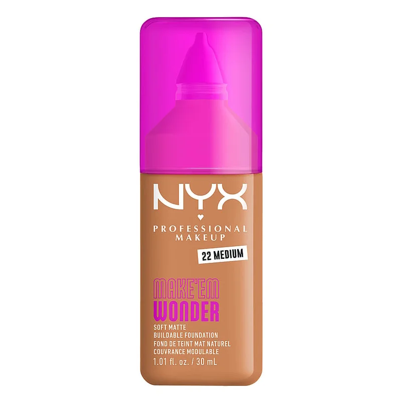 NYX PROFESSIONAL MAKEUP Make Em Wonder Foundation 22 Medium, Makeup, Ansigt, Foundation