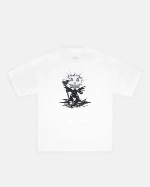 Drain Gang upper realm vit T-shirt [L]