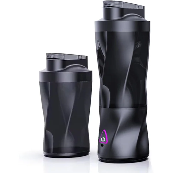 Bærbar blender: 360W høyeffektsmotor, 6000mAh langvarig batteri, 680 ml reise-smoothie-maskin med anti-jam-blad, BPA-fri for shakes og isknusing