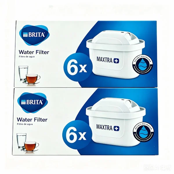 Replacement Filter Cartridges Compatible with Brita Water Filter Jugs, Universal Water Purification Cartridge for Kitchen Limescale Removal 1-Pack