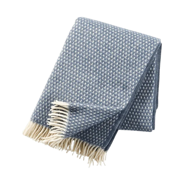 Klippan Pläd Knut, rökblå Filtar & plädar 130