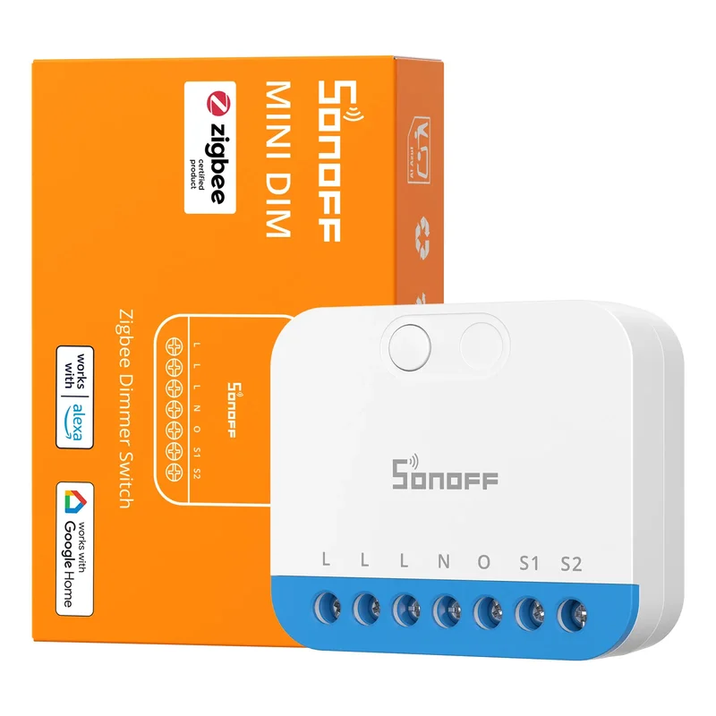 AliExpress - SONOFF MINI-ZBDIM MINI extrême Zigbee variateur récepteur lampe compatibilité surveillance de l'alimentation en temps réel gradation 
