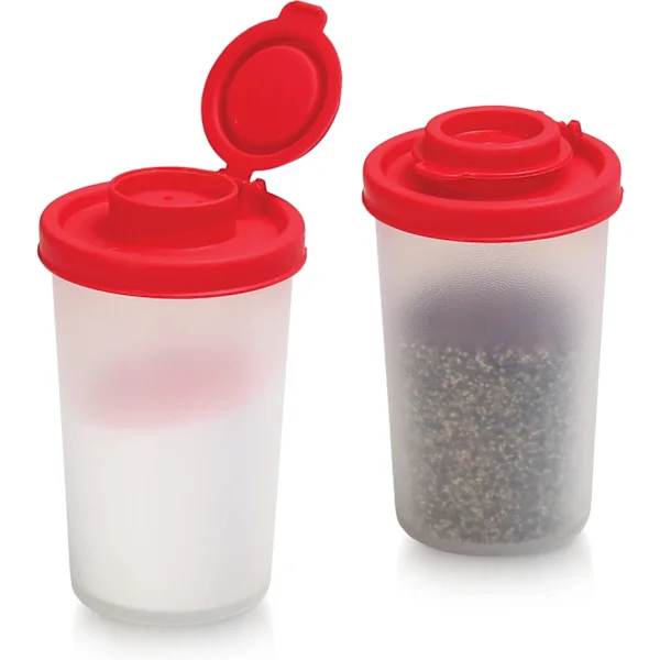 Salt and Pepper Shakers Moisture Proof Set of 2 Large Mini Salt Shakers for Camping, Outdoor Picnic - Large, 2-Pack-FY-