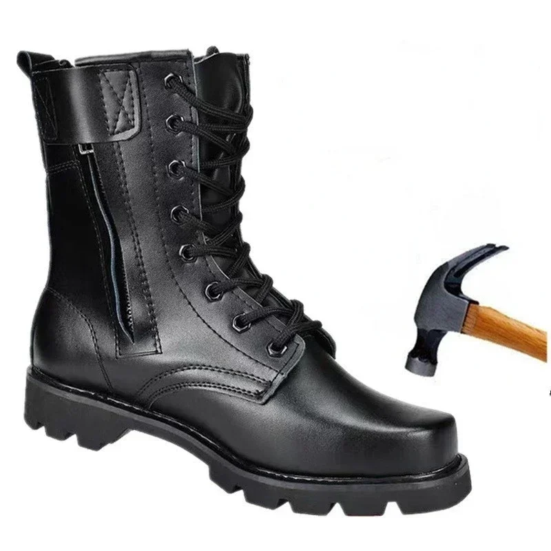 AliExpress - Arbeitssicherheitsschuhe für Herren, hochwertige Plattform, Herren-Motorradstiefel, rutschfeste Stiefeletten für den Außenbereich, 