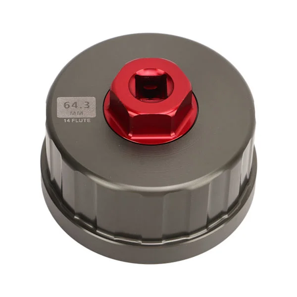 Oil Filter Wrench 64.3mm 14-Flute Filter Cap Socket Tool for Camry Tundra Tacoma 4Runner RAV4