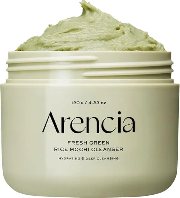 Arencia Rosehip Brightening Rice Mochi Ansiktsrengöring & Daglig Skrubb - Återfuktande, Exfolierande & Djuprengörande