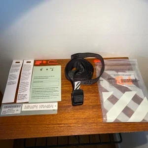 Off White Industrial Belt Black