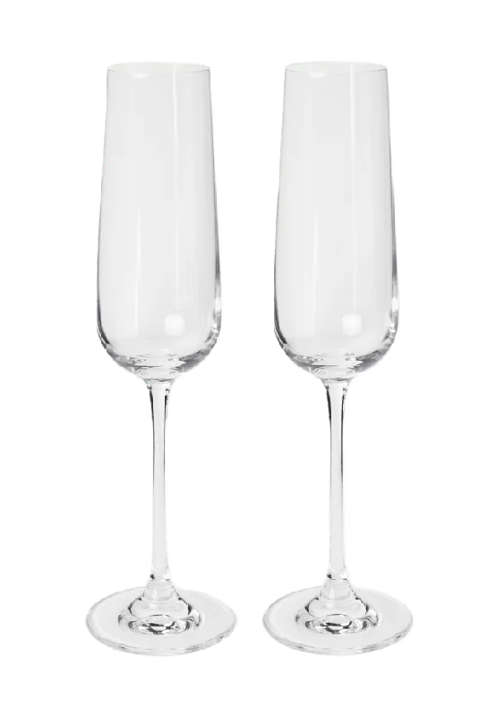 Chateau BONLION Champagneglas kristall ELISE 27 cl, 2-pack Transparant ONESIZE