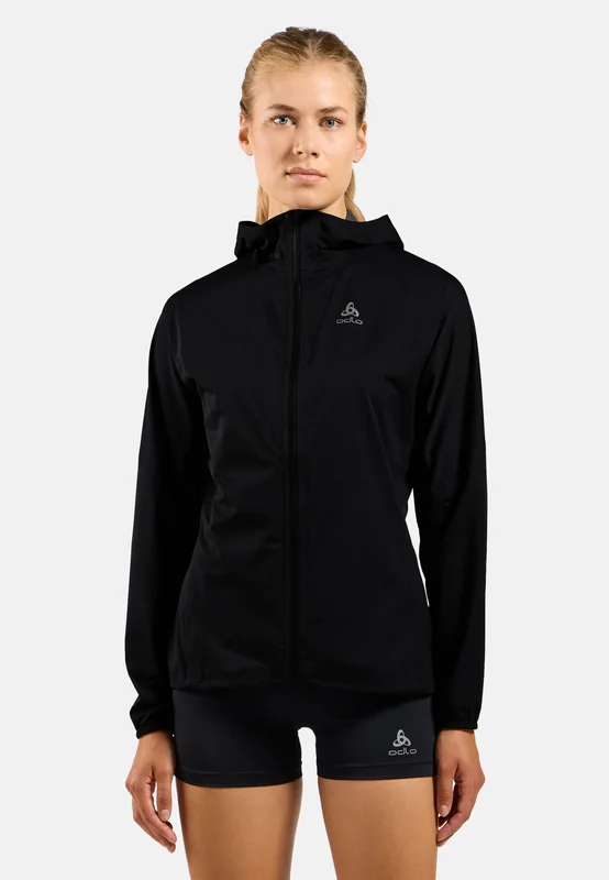 Odlo Women's X-Alp Waterproof Running Jacket, XL, black