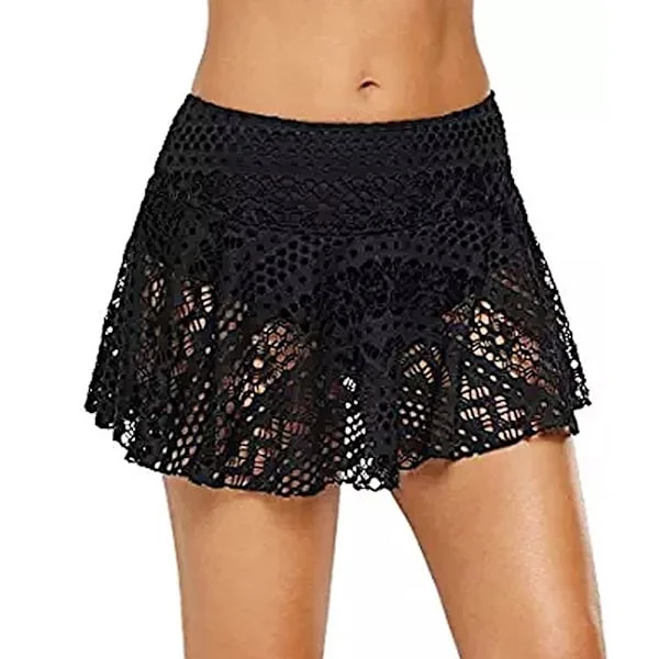 Kampanje til lav pris! Simbikiniunderdel Blonde Shorts Skjørt SVART XL Svart Black