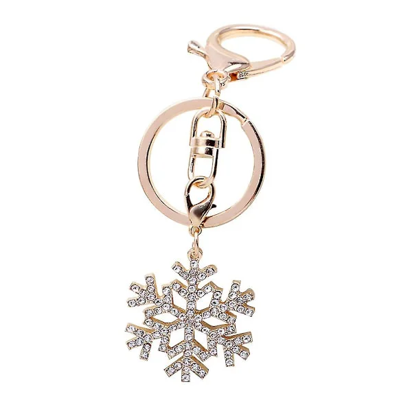 Locket Avaimenperä Lumihiutale Strassi Avaimenperä Lumo Lumihiutale Avaimenperä Ketju Lumihiutale Avaimenperä