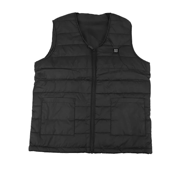 USB Heated Vest 5V Smart Heating Neck Back Abdomen Waist Heating Jacket for Skating Skiing Hunting Fishing Hiking XL