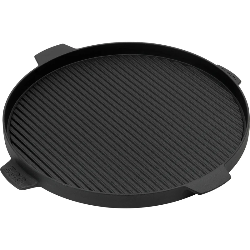 Big green egg Plancha large, räfflad gjutjärnsplatta | Utematlagning > Grillar > Kamadogrillar | Bagaren och Kocken