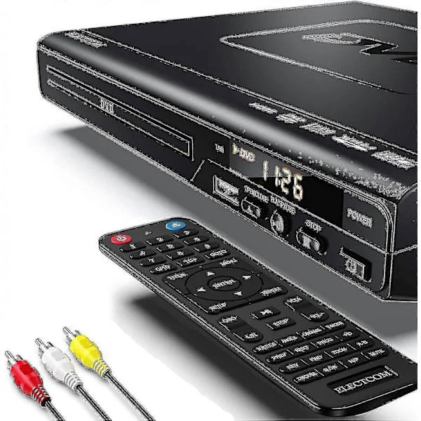 【BQ】Dvd-spillere for TV, Blu-ray Dvd-spiller med fjernkontroll, HDMI-kabel (inkluderer rengjøringsklut) Wigslar