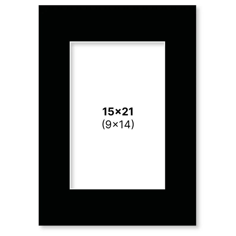 Pen Store Passepartout Sort 15x21 cm