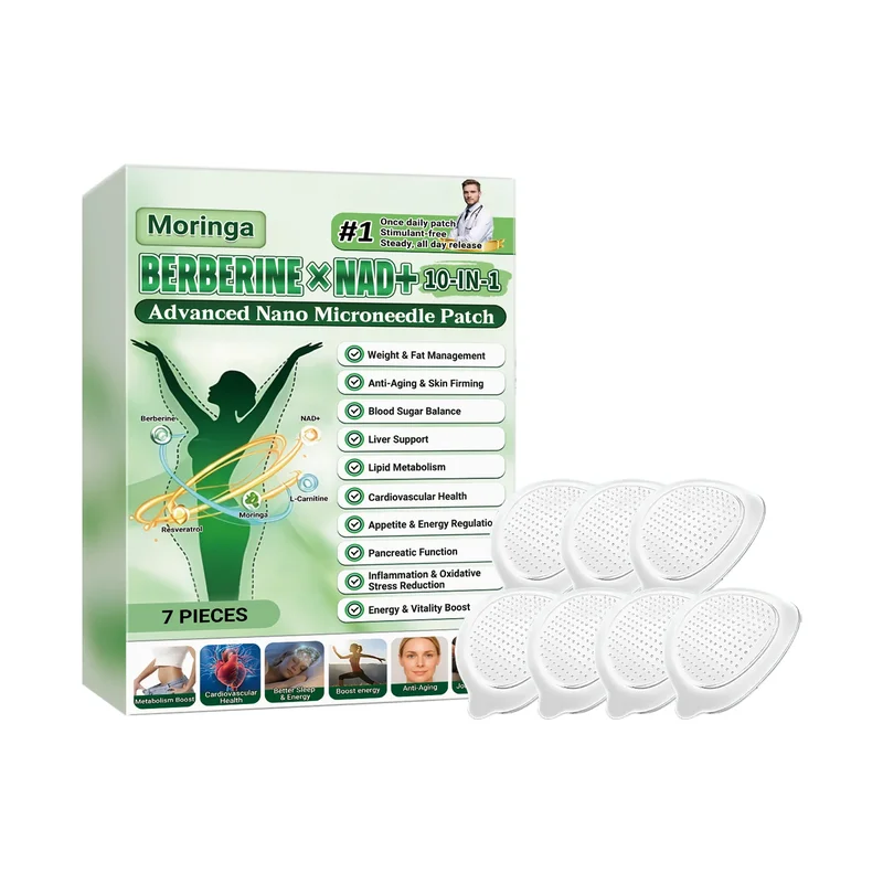 AliExpress - BERBERINE NAD+10-in-1 Nano-Mikronadel-Patch Natürliche Sanfte Mikrodarts 0,2mm Feuchtigkeitsspendende Hautpflege für Frauen & Männer 