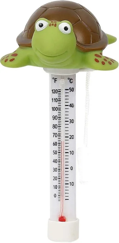 Flydende Pool Termometer, Damvandstermometer med Snor, Baby Pool Termometer