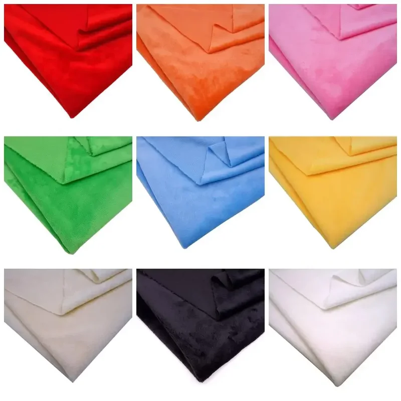 AliExpress - Super Weiche Plüsch Stoff Puppe Minky Stoff Für Nähen Diy Handgemachte Hause Textil Tuch Für Spielzeug Plüsch Stoff Patchwork Einfarbig