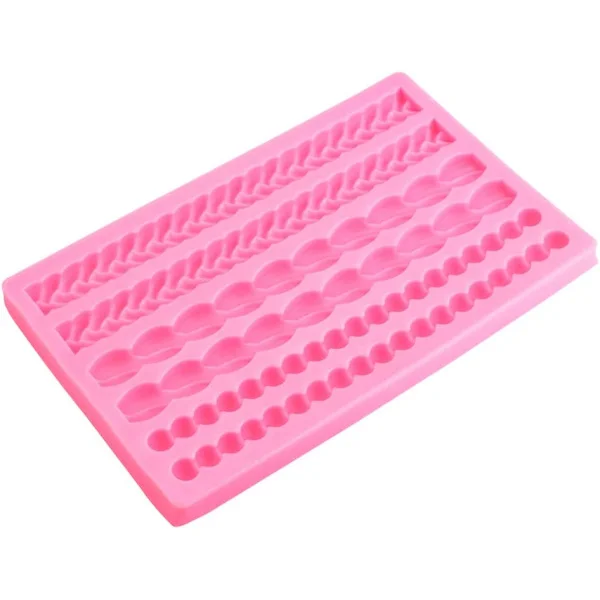 Silikonperle fondantform perle halskjede for myk fondantperler