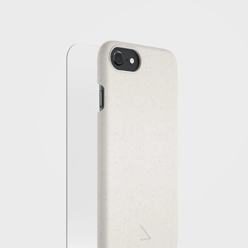 Vanilla White telefonfodral & skärmskyddspaket | agood, iPhone 6 7 8 SE