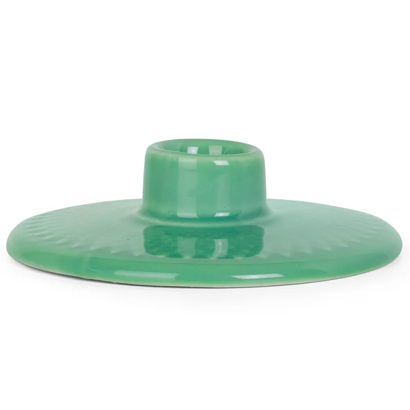 Lyngby porcelæn Rhombe Color lysestage, grøn | KitchenOne