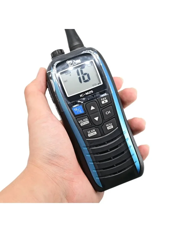 AliExpress - IC-M25 VHF Radio Marine talkie-walkie émetteur-récepteur bidirectionnel 5W 5KM Radio interphone étanche Portable Mobile Woki Toki
