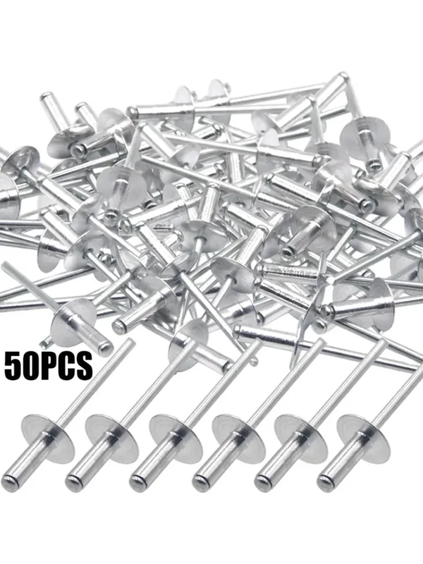 AliExpress - Rivets aveugles en aluminium, rivets Pop argentés, bricolage, Rivets de bateau, matériel de fixation de décoration pour Kit d'assortiment
