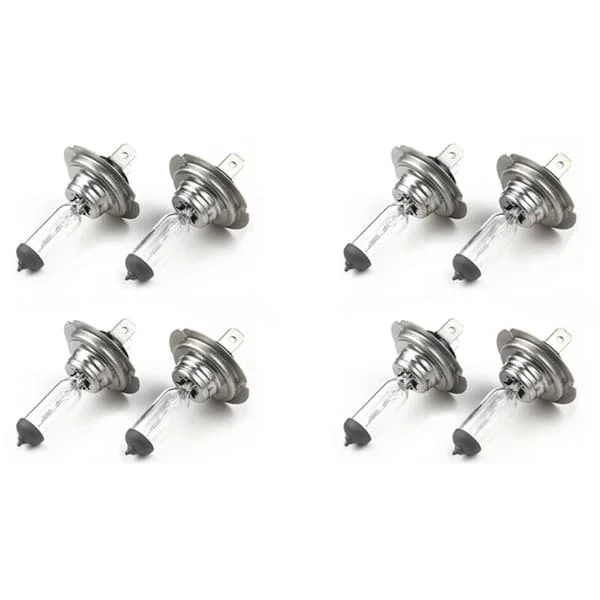8 pcs H7 12V/55W Halogen Car Headlight Standard Bulbs