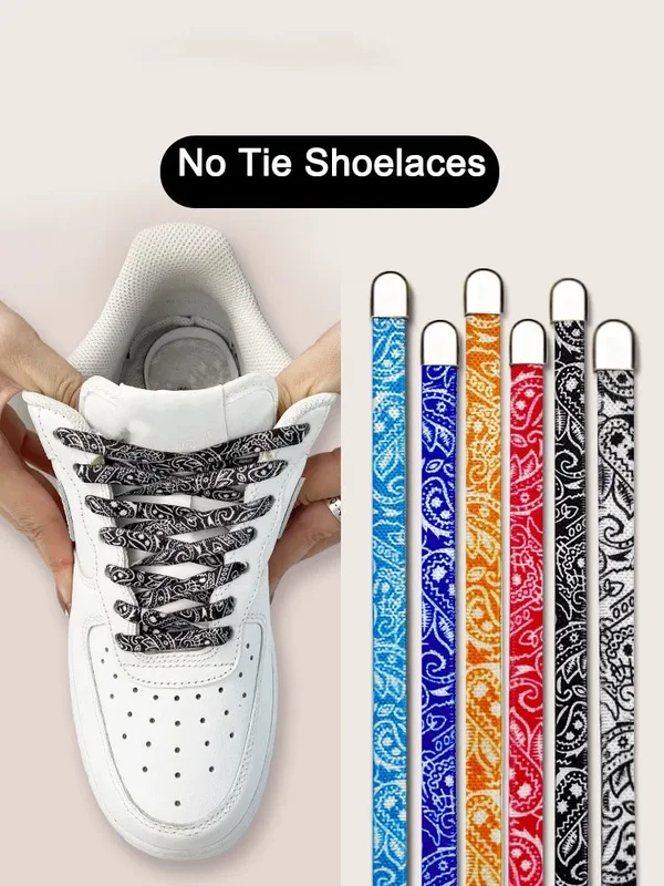 AliExpress - 1 Paar elastische Schnürsenkel Turnschuhe Kinder Erwachsene 8mm flache Schnürsenkel ohne Krawatten af1/aj keine Krawatte Schnürsenkel für