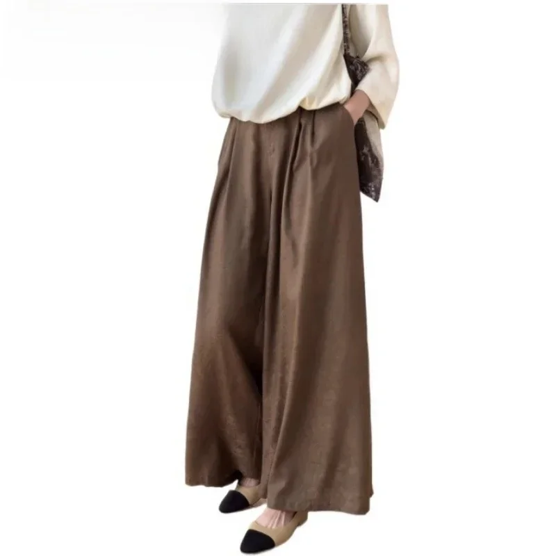 AliExpress - TAJIYANE 100 % echte Maulbeerseide-Hose für Damen, hochwertige Baggy-Hose, Jacquard-Hose mit weitem Bein, Sommerkleidung für Damen, 20219