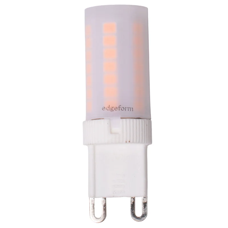 Edgeform Capsule G9 lyspære 2,6 W, matt glass' - 'Frosted white