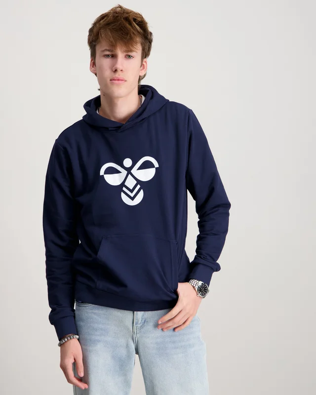 Hummel hmlCUATRO HOODIE Blå Hettegensere/Hoodies Gutt - Kids Brand Store
