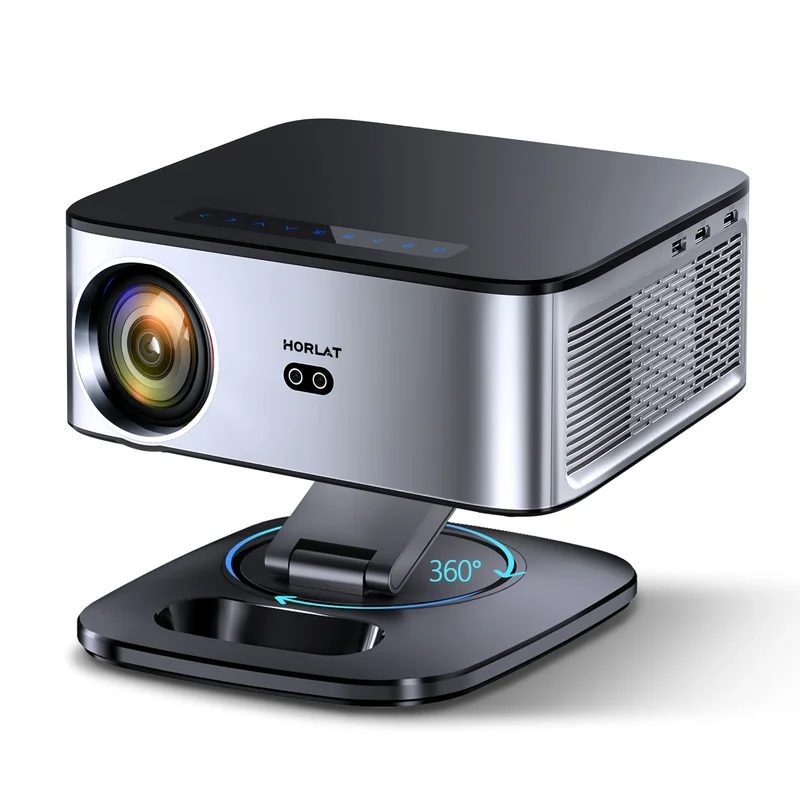 AliExpress - HORLAT 4K Projektor Android 35000 Lumen 8K Dekodierung Beamer Video Audio Heimkino Autofokus Keystone 5G WLAN Tragbarer Projektor