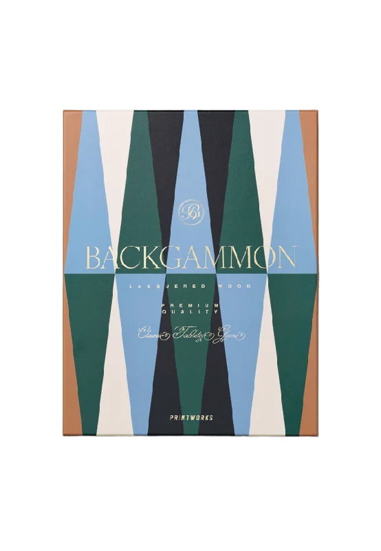 Printworks Lacquered Backgammon Spel Unisex Flerfärgad ONESIZE