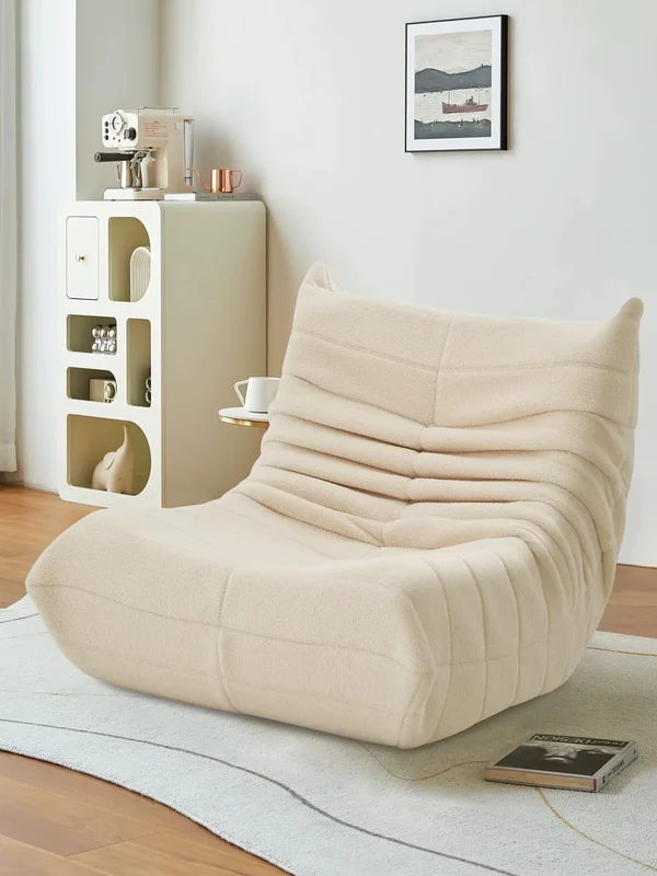 AliExpress - Sitzsack XXL für Kuschelecke, Gaming Sitzsack Sessel, Bean Bag Design aus Lammwolle, Sofa Bodensofa, Relaxliege oder Bodenkissen Grob, 