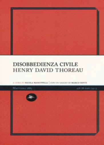 Disobbedienza civile Henry David Thoreau