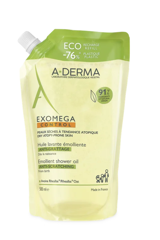 A-Derma Exomega Control dusjolje refill 500 ml