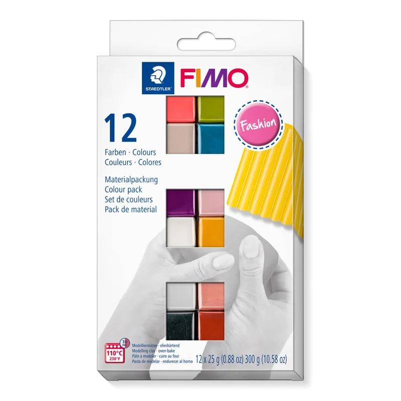 Staedtler FIMO Soft Modelling Clay 12 x 25 g Fashion colours