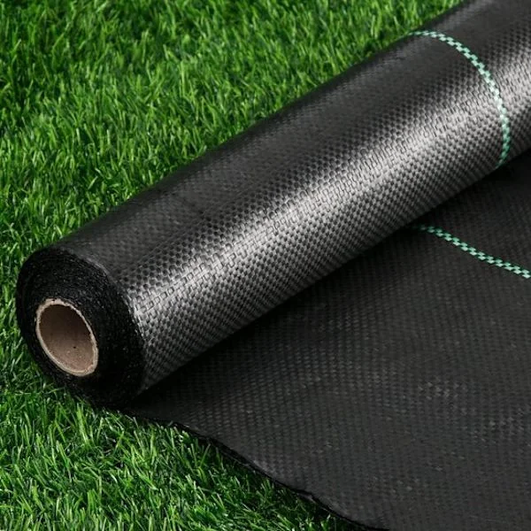 Ugressduk – Utendørsmatte 100 cm x 1500 cm – Kraftig vevd ugressduk – Slitesterk hagebedforing – Underlag for hager og innkjørsler
