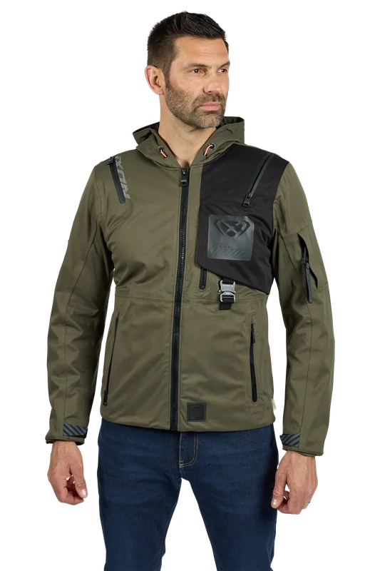 MC-Jakke Ixon M-Quarter Khaki/Sort M