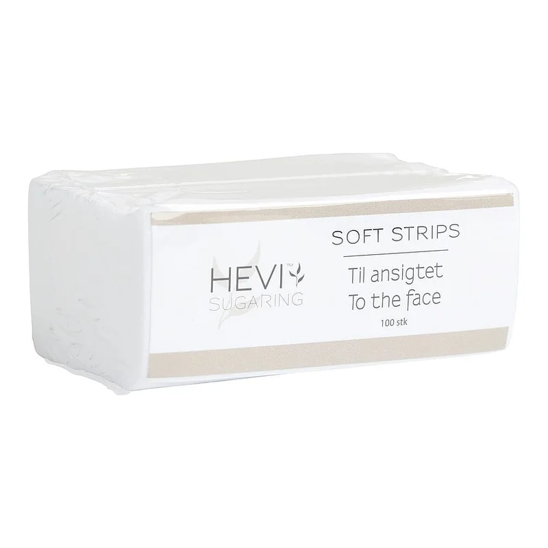 HEVI Sugaring Strips til Ansigt 100 stk, Hudpleje, Hårfjerning, Voks & Strips