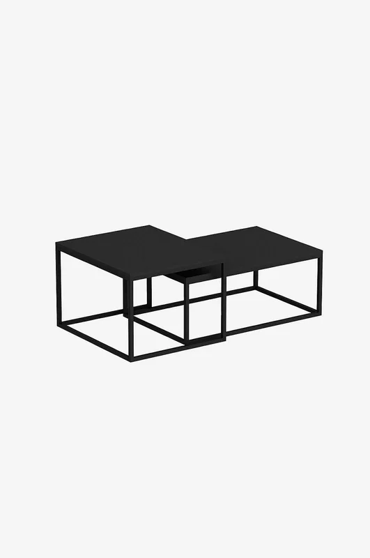 Homitis - Satsbord (2 st.) - Leka - Svart - Soffbord - Från Homeroom