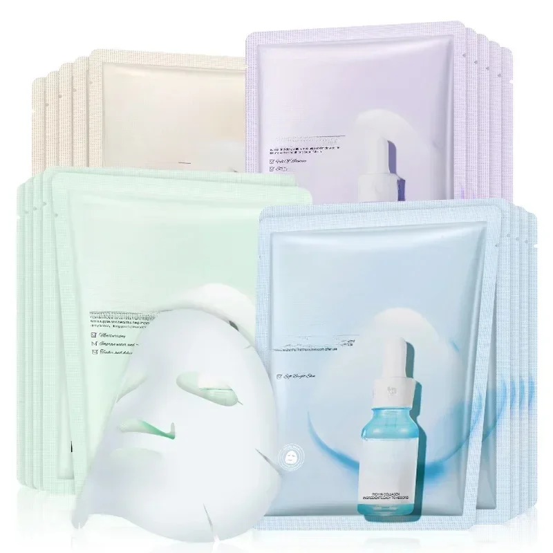 AliExpress - 20 Stück BIOAQUA Centella Kollagen Vitamin C Gesichtsmaske Feuchtigkeitsspendende erfrischende Blattmasken Hyaluronsäure 