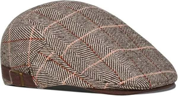 Newsboy Flat Cap Hatter Bereter Flat Cap for menn - Ullfilt Mote Vintage Britisk Stil Lue