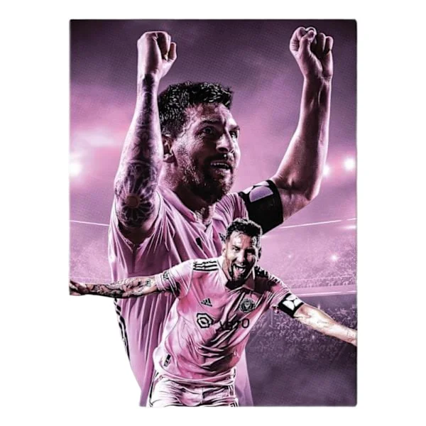 Kangastaulu / Taulu - Messi - Inter Miami - 40x30 cm - Canvas