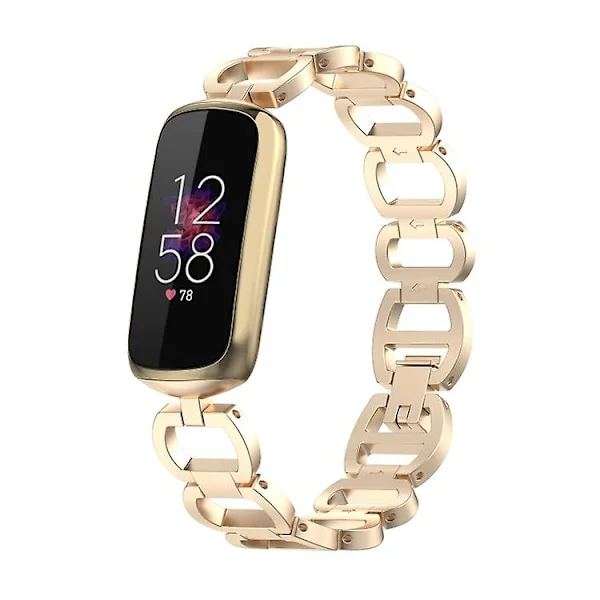 För Fitbit Luxe Special Edition Metal Armband Watch Band LJR