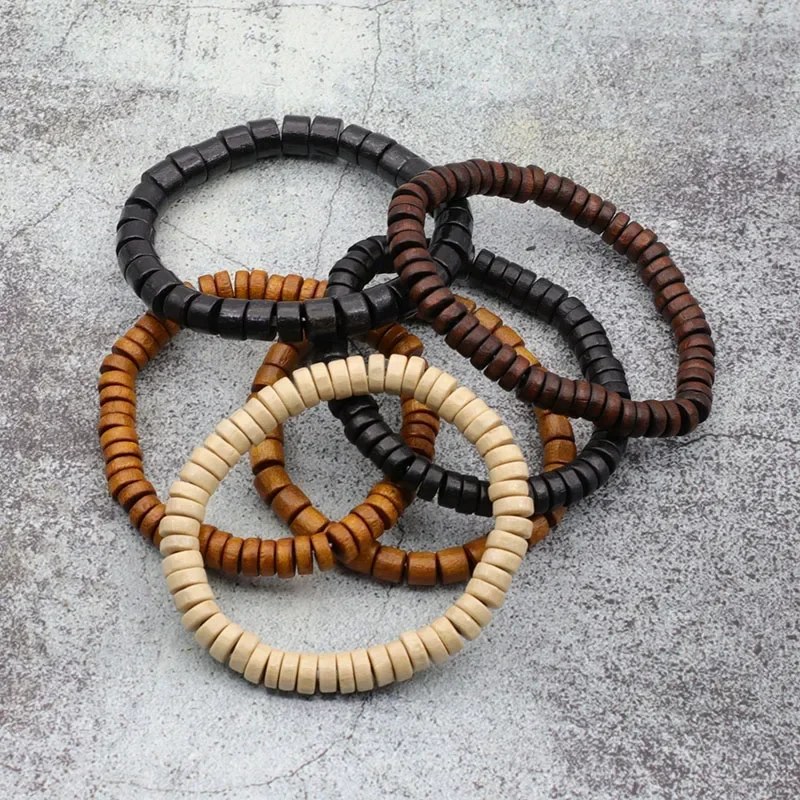 AliExpress - Noter Bracelet en bois hommes Vintage wengé bois perles Bracelet Homme cadeau pour petit ami mari accessoires Pulsera Hombre bijoux